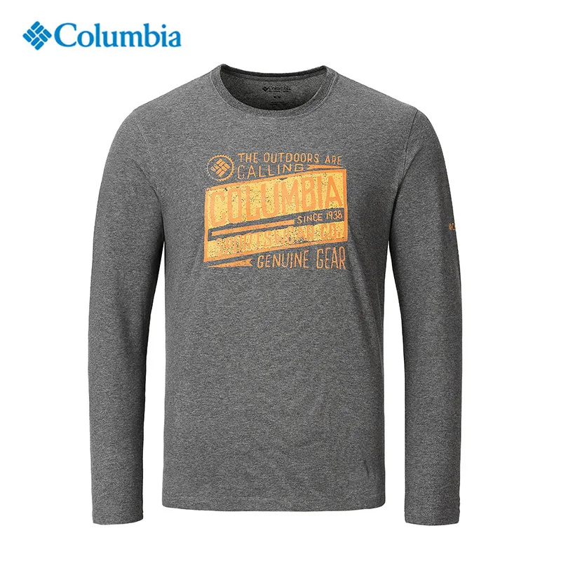 

Autumn and Winter New Products Columbia City Outdoor Men's Fast Dry Clothes Breathable Round Collar Long-sleeved T-shirt PM5599