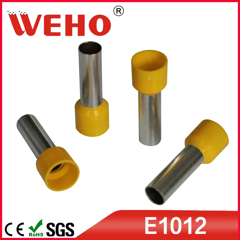 

E1012 E Cord end terminal bootlace lugs 1000pcs/pack free shipping