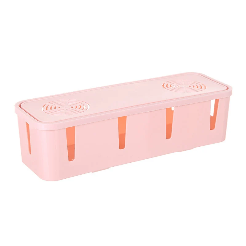 1pc Plastic Power Strip Cord Socket Storage Box Electric Wire Storage Organizer Cable Collect Cases Power Strip Cord Storage Box