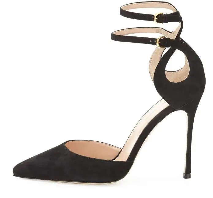 spring newest pointed toe high heel shoes cutouts ankle strap dress shoes woman thin heels shoes 2017 sexy stiletto heels spring newest pointed toe high heel shoes cutouts ankle strap dress shoes woman thin heels shoes 2017 sexy stiletto heels