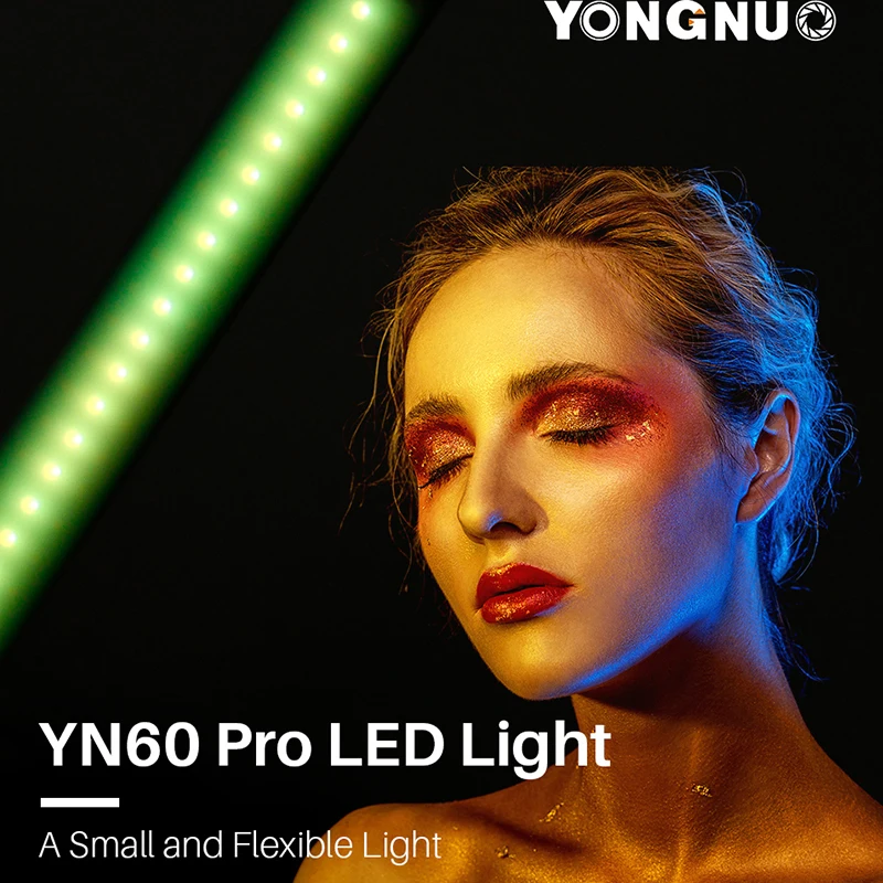 Светодиодный светильник YONGNUO YN60Pro ручной RGB для фотографии заполняющий наружный