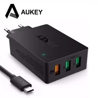 AUKEY USB   Quick Charge 3,0 42    USB       iPhone 7/8/X samsung S8 Xiaomi  