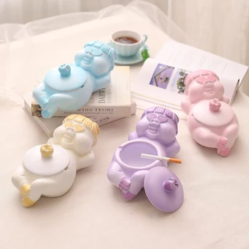 

Fun cartoon animal resin ashtray Fashion cute leisurely decorative ashtray