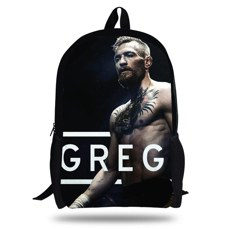 

UFC Super Star Conor Mcgregor Daily Backpack for Teenage School Bags 3D Print Men Women Travel Bag School Backpack