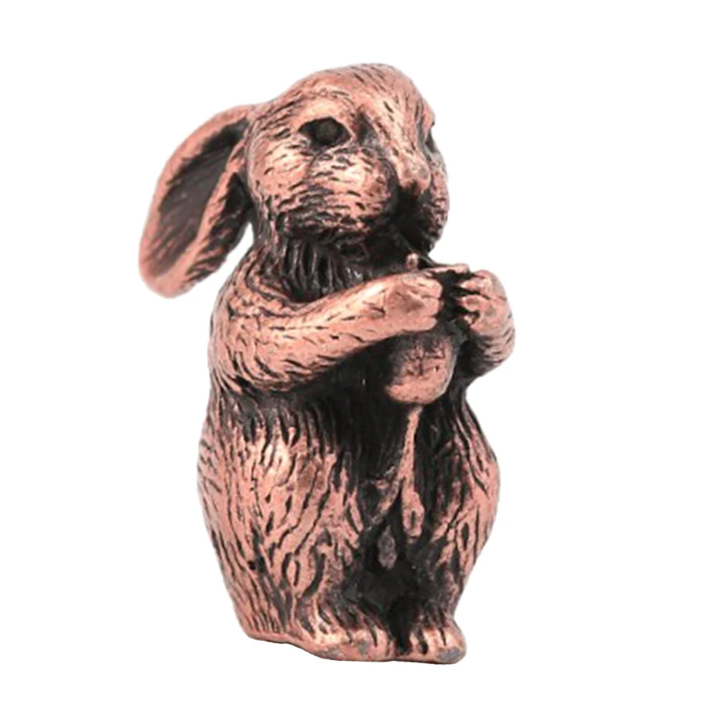 Mini Size Copper Chinese Feng Shui Zodiac Animal LUCKY Fortune Wealth Office Home Decoration Lucky Ornaments
