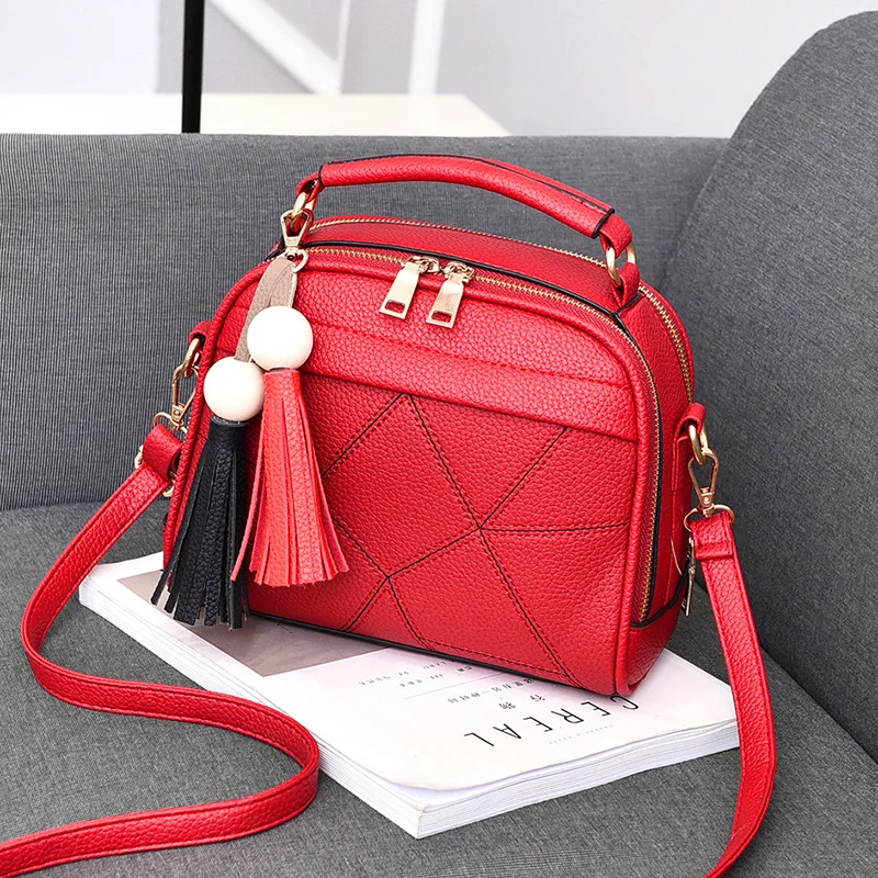 Fashion Tassel Women Messenger Bags Casual Shoulder Crossbody Bags For