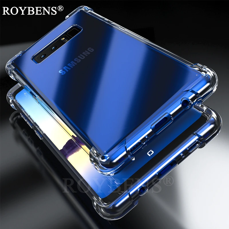 For Samsung Galaxy Note 8 Case Luxury Crystal Clear Soft TPU Transparent Silicone S9 S8 Plus S7 Edge Cover Cases |