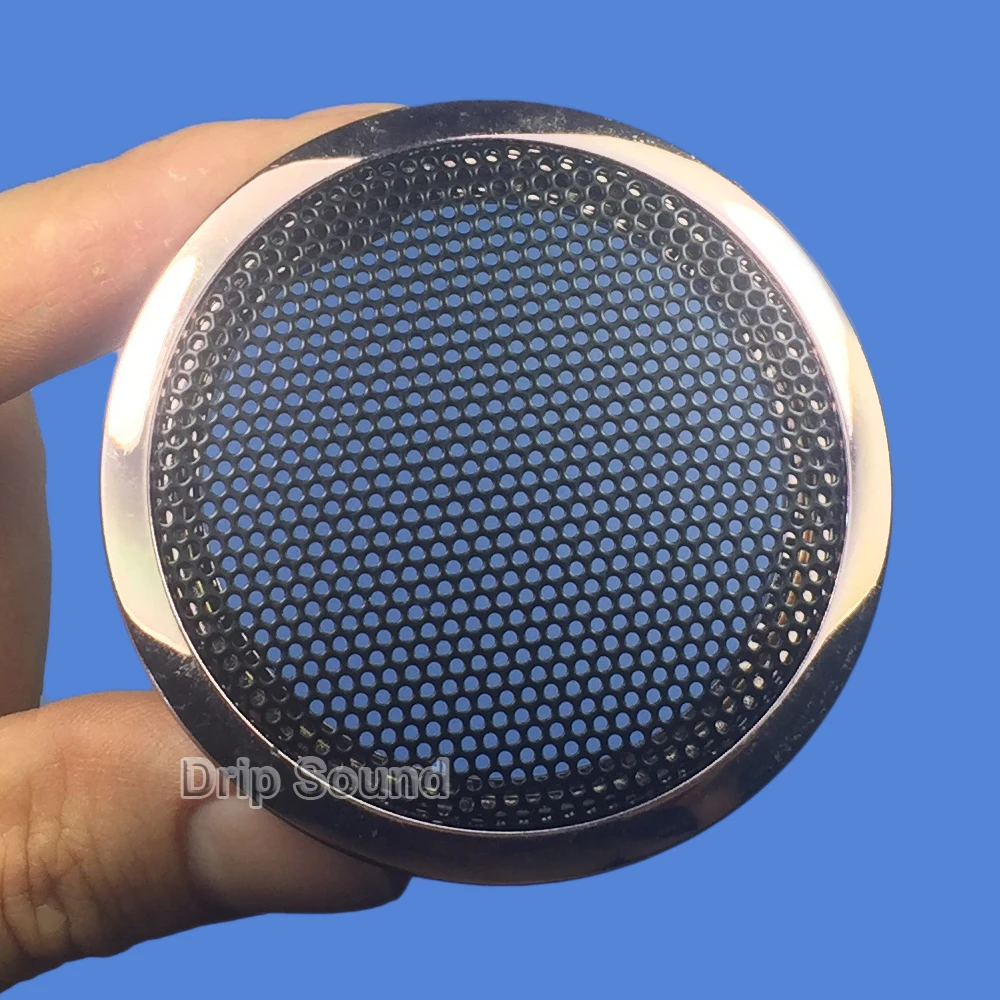 

For 2" inch Tweeter Speaker Grill Cover Car Audio Decorative Circle Metal Mesh Grille Protection #Pink+Black