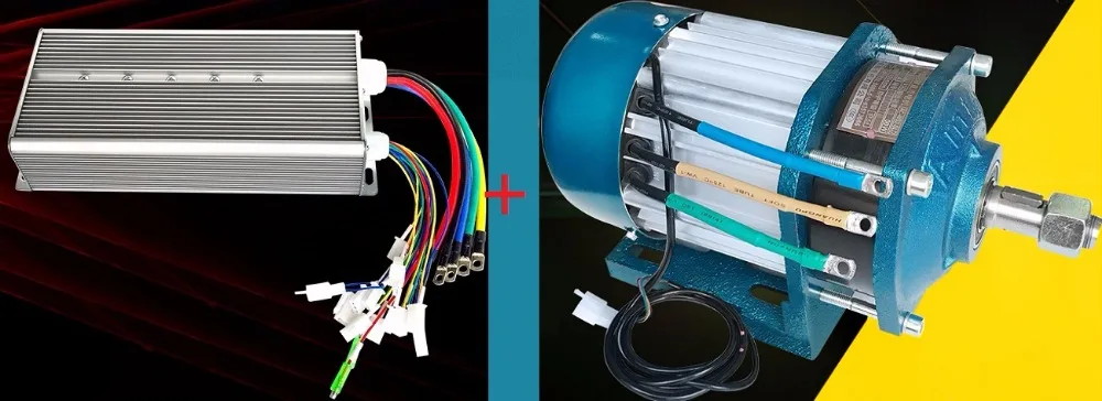 Быстрая 3000 Вт 60В 72В Управление; постоянного тока плоский ключ вал бесщеточный мотор E-велосипед/электрический велосипед регулятор скорости Управление