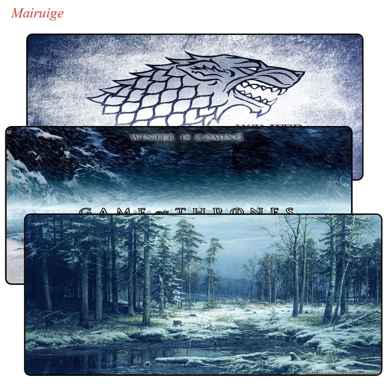 

Mairuige Game of Thrones Scenery gamer play mats Mousepad Large Gaming Mouse Pad Anti-slip Perfect Locking PC Computer desk mat
