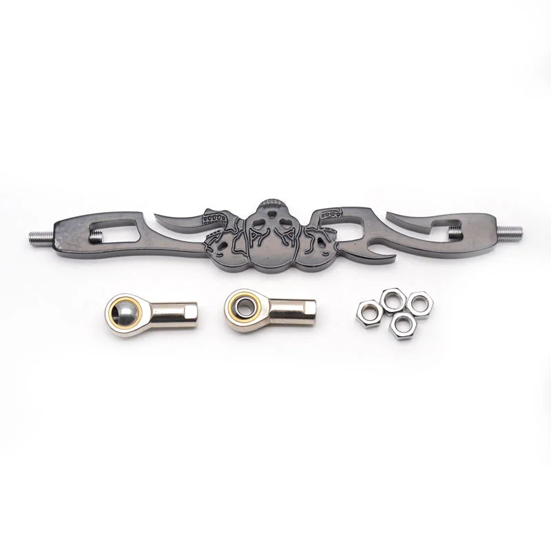 

Motorcycle Aluminum Skull Shift Linkage Rod Shift Link Case For Harley Davidson Softail FXDWG FLHR FLHT FLT