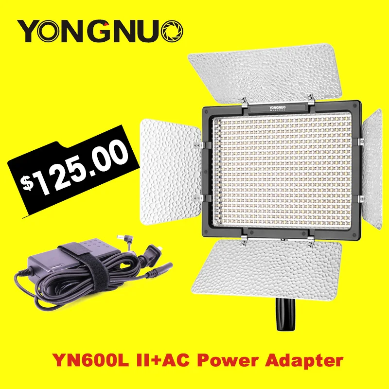 Yongnuo YN600L II Led   + AC      3200 -5500   SLR  