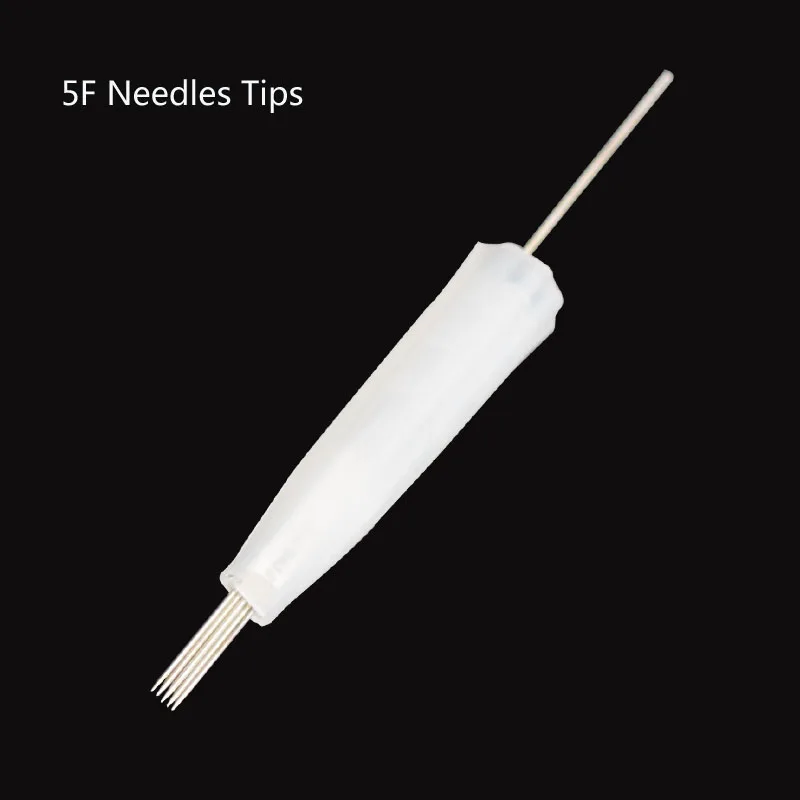 

Disposable Sterilized Professional 100Pcs Needles + 100Pcs Tips For Tattoo Eyebrow Pen Machine Permanent Makeup Kit