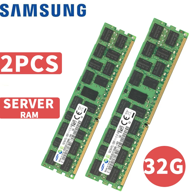 

Samsung PC Memory RAM Memoria Module Computer server 16GB 16G DDR3 PC3 1333 1600 1866 MHZ 10600 12800 14900 R 2x16gb= 32gb
