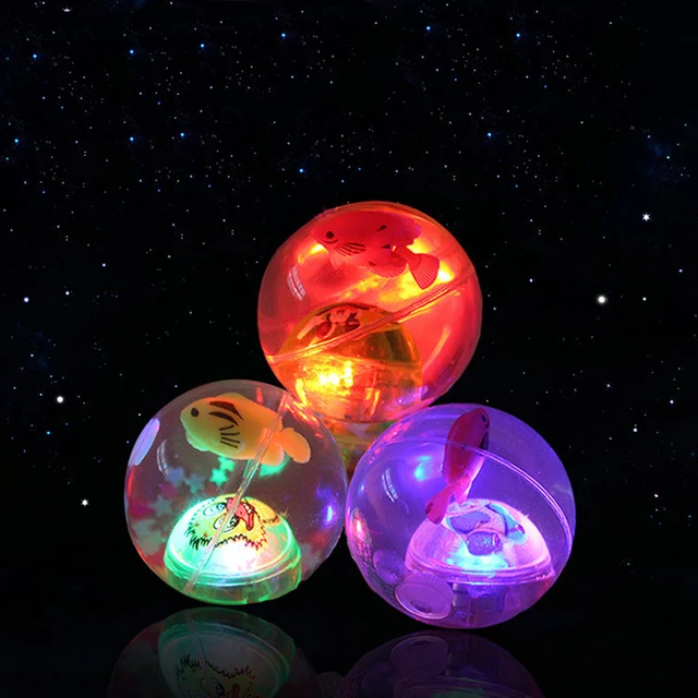 Children's toys Light Up Bouncing Balls Flash Crystal Ball 5.5cm Toy Ball crystal ball 1