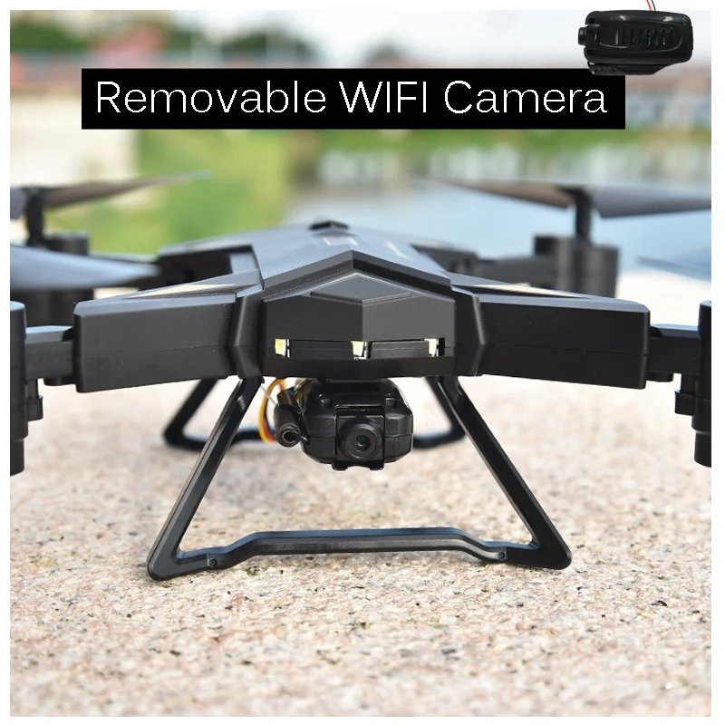 Квадрокоптер с дистанционным управлением камерой 1080P или 0.3MP WIFI FPV складной
