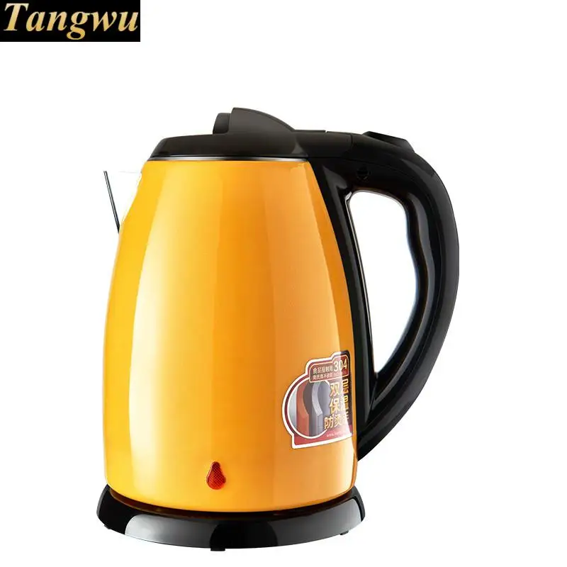 Full steel electric kettle 304 stainless kettles home double layer perm