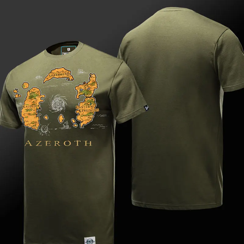 Лимитированная серия футболка «Альянс» Орда гром адский крик футболка 3D армейский зеленый футболка для мужчин мальчик - Цвет: 7