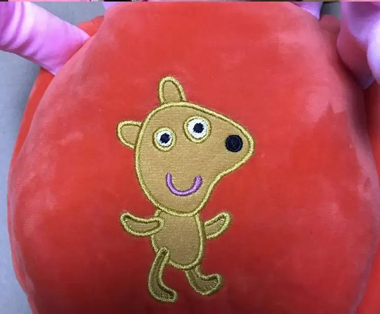 44cm Genuine peppa pig Bigger size George Peppa Backpack kids plush bag for Kindergarten 1pcs free shipping 44cm Genuine peppa pig Bigger size George Peppa Backpack kids plush bag for Kindergarten 1pcs free shipping