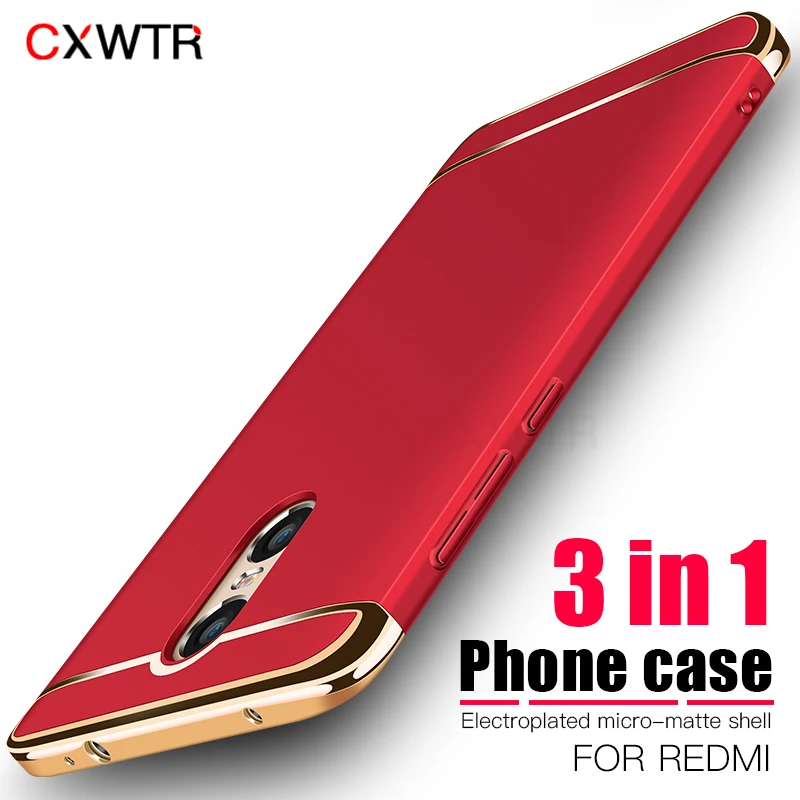 

Luxury Plating Case For Xiaomi Redmi Note 4 4X Hard Back Cover Case For Redmi S2 Redmi 4X 4A 5A 5 Plus Phone Case