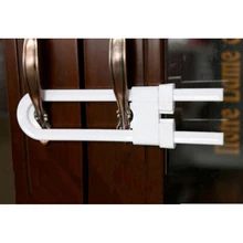 Замок безопасности для детей, замок для шкафа u-образной формы для детей, защитный дверной замок для шкафа