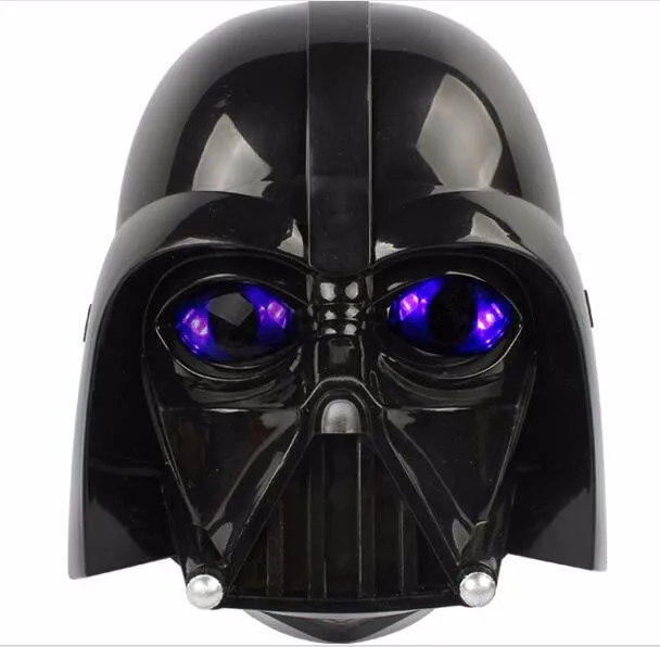 2pcs/lot Halloween Party Cosplay LED Stormtrooper Darth Vader Masks Star Wars Costume Masquerade