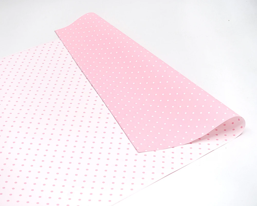 Перламутровая двухсторонняя цветная оберточная бумага в горошек цветы подарочная оберточная бумага пластиковая Водонепроницаемая оберточная бумага