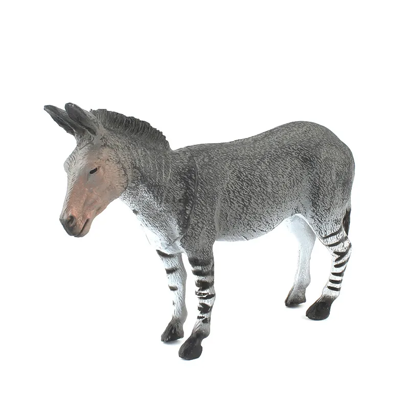 Free Shipping Lifelike Donkey Action Figure Model Plastic PVC Farm