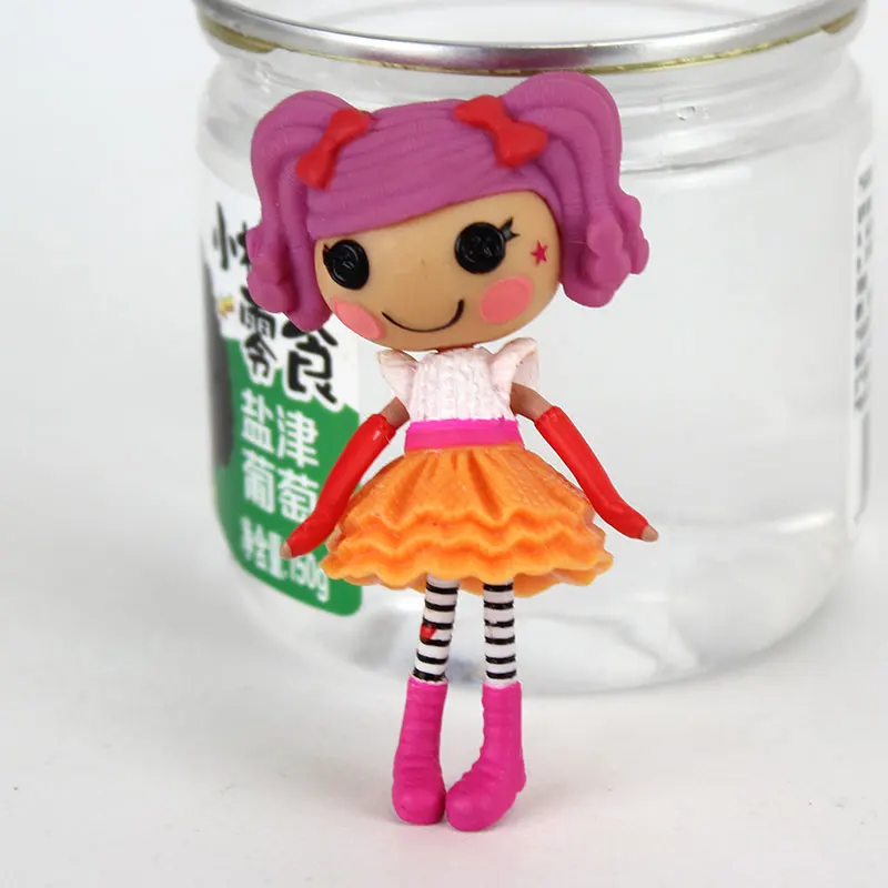 1 шт. 3 дюйма оригинальные MGA куклы Lalaloopsy Мини-куклы для детских игрушек игровой дом каждый уникальный