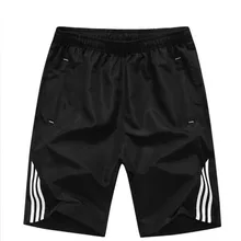 Новинка, повседневные мужские шорты 8XL, летние мужские быстросохнущие пляжные шорты, мужские шорты для футбола, тенниса, тренировок, полосатые шорты, брендовая одежда