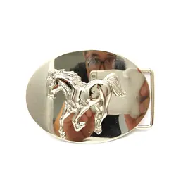 Ковбои из западного пряжка на ремешке Pegasus два-кусок металла человек пряжка на ремешке для 4.0