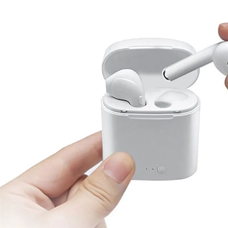 I7S TWS Bluetooth наушники портативные беспроводные с зарядным устройством мини bluetooth
