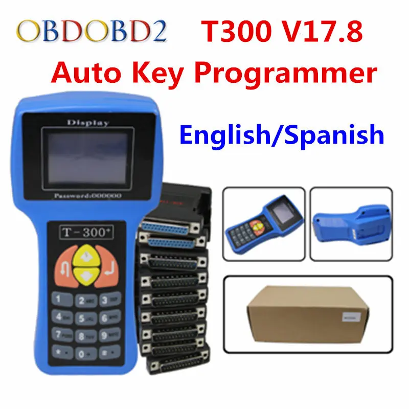 Автомобильный декодер для ключей T300 300 V17.8 OBD2|t 300|car key programmert code |