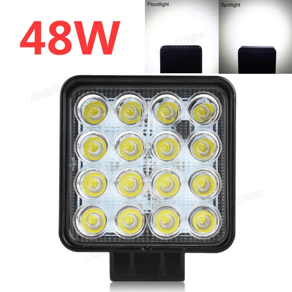 3200LM 48W 4 Inch High Power Square Car Offroad LED