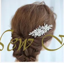 Vogue Свадебная лоза цветочный Шарм серебряный ободок для волос кристалл и инкрустированный лист со стразами свадебный головной убор для платья