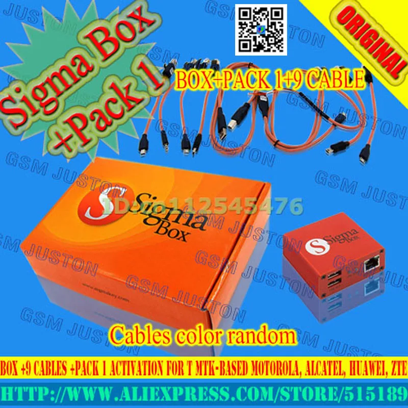 Sigma box+pack1+9cable-gsm juston