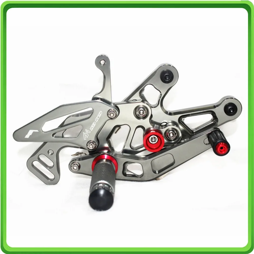 CNC Adjustable Rear Sets Rearset Footrest Foot Rest Pegs for  BMW S1000RR 2015 2016 2017 (17)