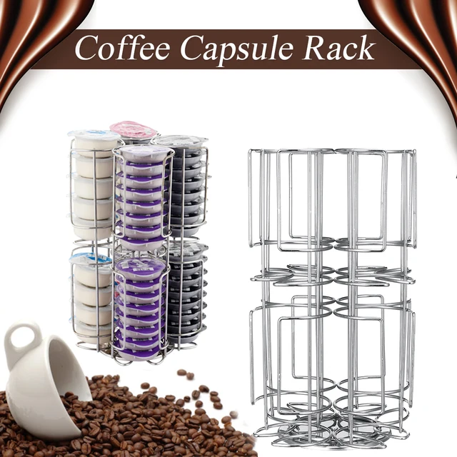 Special Offers 8 Holes 360 Degree Rotating Base Coffee Capsule Pod Holder Metal Chrome Tower Stand Revolving Display Storage Rack Special Offers 8 Holes 360 Degree Rotating Base Coffee Capsule Pod Holder Metal Chrome Tower Stand Revolving Display Storage Rack