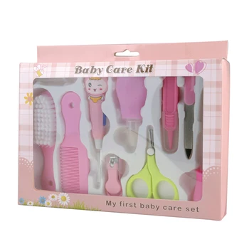 

10Pcs/Set Baby Infants Health Care Tools Set Nail Clipper File Scissor Grooming Kit