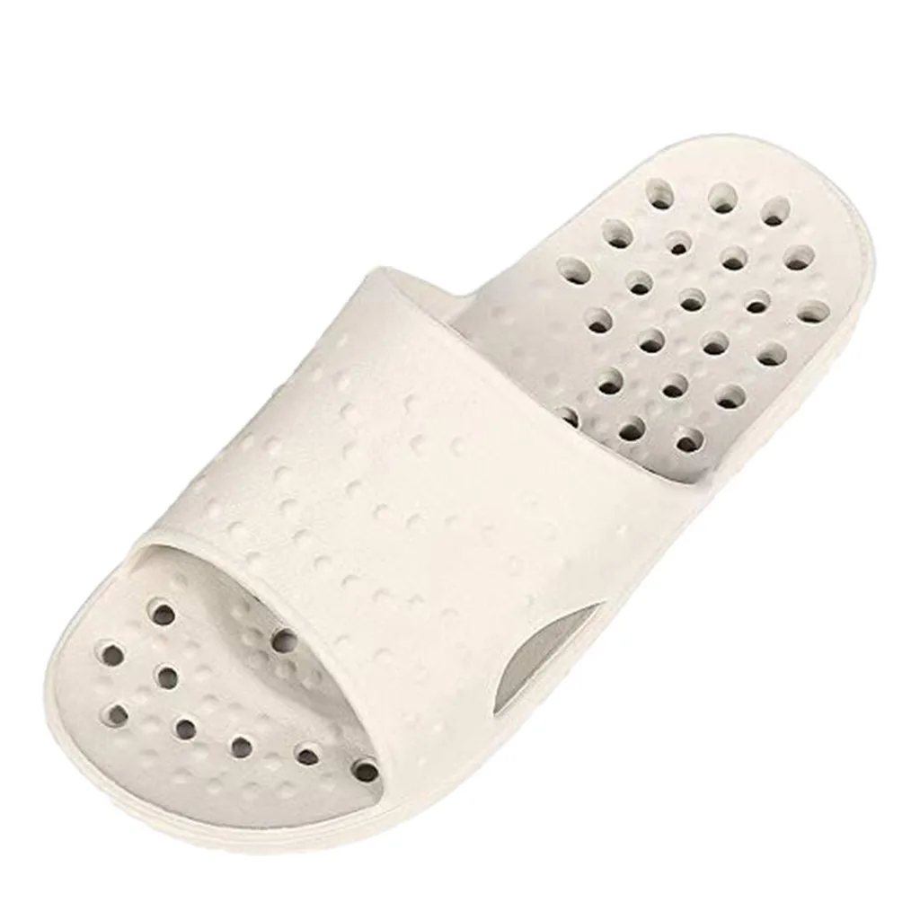 

SAGACE Men Slippers Shoes Summer Flip Flops Shower Quick Drying Bathroom Soft Sole House Slippers Indoor Outdoor Beach Shoes