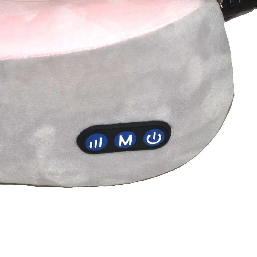 AMKEE u-образный Электрический шиацу массажер для спины шеи плеча тела беспроводной перезаряжаемый вибрационный разминающий автомобильный домашний массажный инструмент