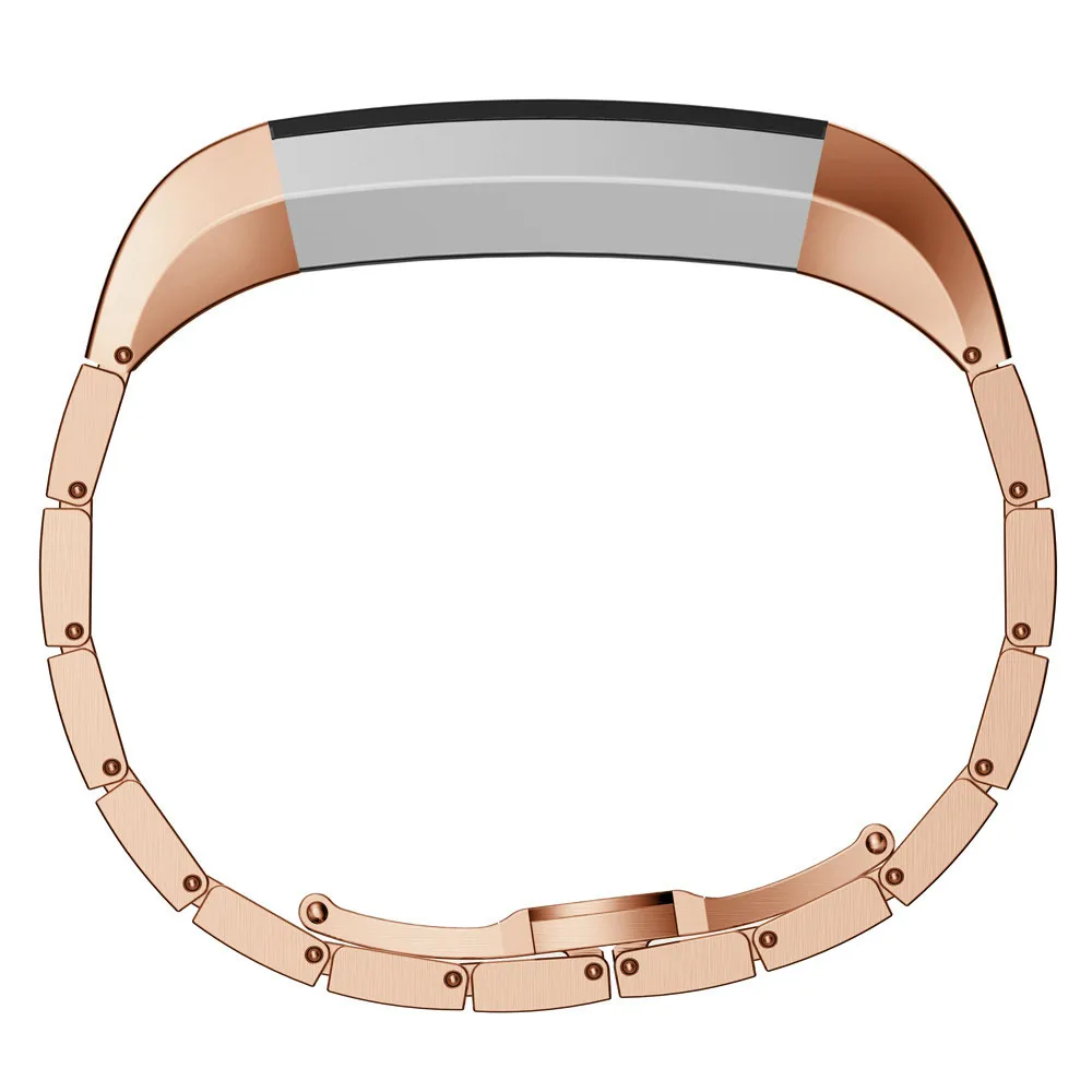 Ремешки для наручных часов браслеты Для Fitbit Alta HR ремешки Звенья из нержавеющей стали ремешки для умных часов Замена высокого качества 13,78