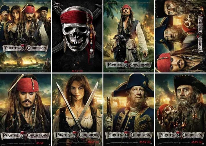 Eight Postcard Greeting Cards Wholesale 8 Pcs Set Movie Series Pirates Of The Caribbean 4 Tempestuous Waves Card Sim Pirates Of The Caribbean Halloween Costumescard Survival Aliexpress