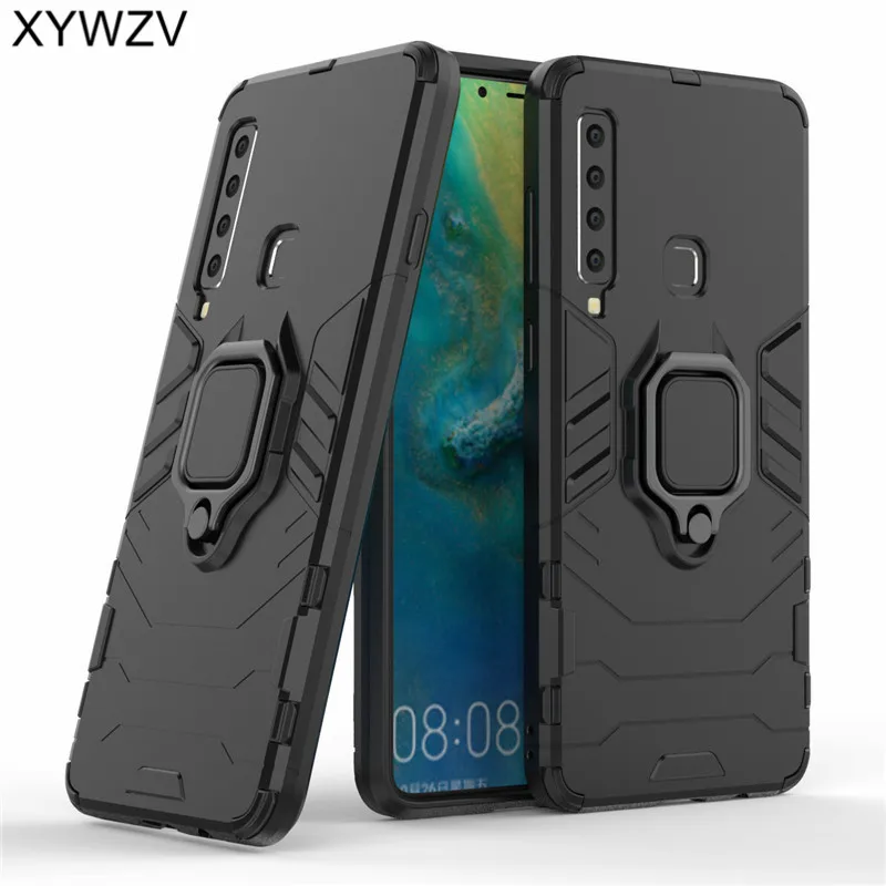 

For Samsung Galaxy A9 2018 Case Metal Finger Ring Holder Case For Samsung Galaxy A9 2018 Magnetic Phone Case For Samsung A9 2018
