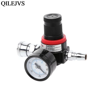 

1/4" HVLP Spray Gun Air Regulator w/Pressure Gauge Diaphragm Control Auto Paint New Drop shipping