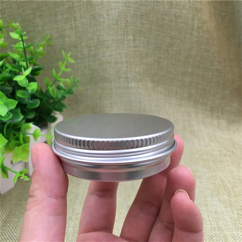 

30 Pcs 5 50 100 Containers G Silver Aluminum Metal Jar Cans For Cosmetics Spices Ointment Cream Packaging Bank Organizer