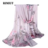 RIMIUT Hot Sale Scarves Soft Chiffon Breathable Flower Animal Printed Summer Autumn Women Scarf Head Shawl Luxury Brand Scarves ► Photo 1/6