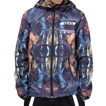 

Graffiti Zip Up Jacket Men Hip Hop Spring Summer Streetwear Mens jackets Alien Windbreaker Punk Rave Clothes Men Fashions J5020