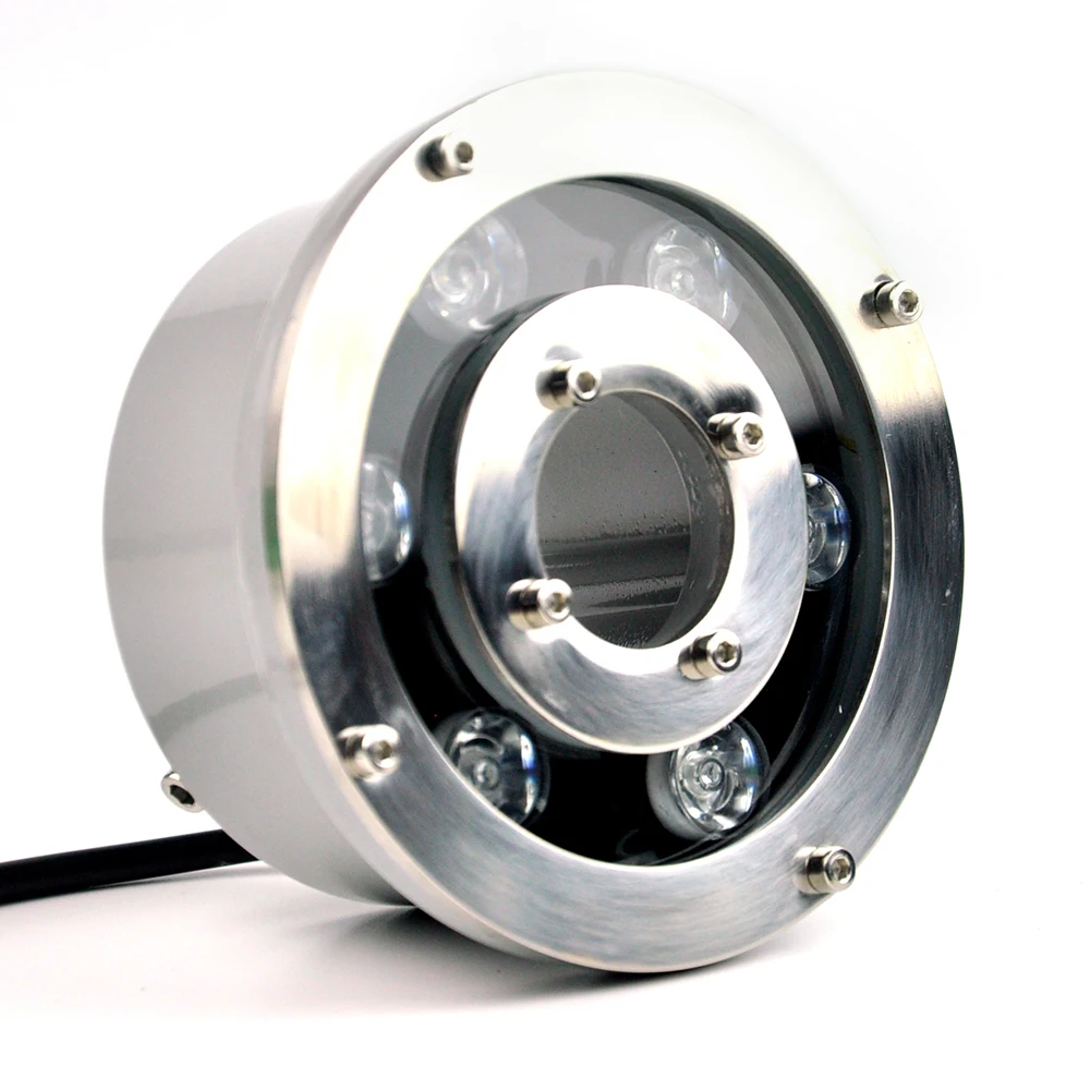 1X 6W RGB Colorful Change Color LED Underwater Light 12V IP68