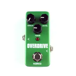 Кокко мини Винтаж Overdrive Гитары педаль эффектов Гитары ra Overdrive Booster высоком Мощность трубки перегрузки Гитары Stompbox FOD3